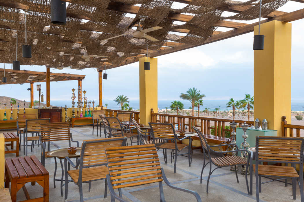 Shisha Terrace At The Bayview Taba Heights Resorts In Sinai Egypt