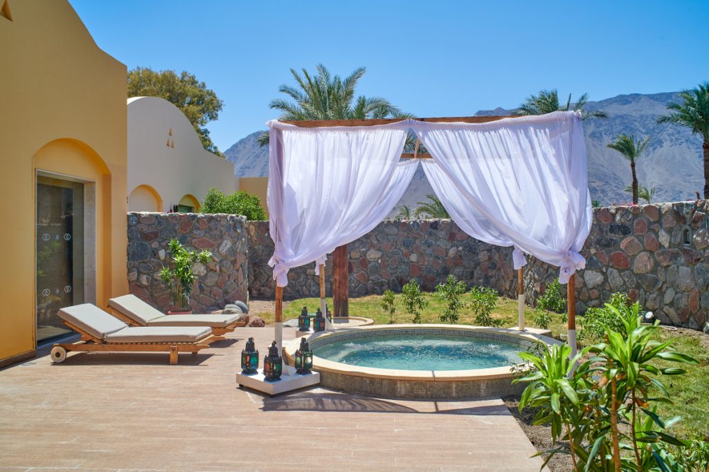 Mosaique Beach Resort Taba Heights South Sinai Spa Outdoor jacuzzi