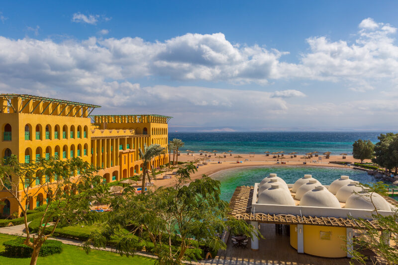 strand hotel taba heights exteriors