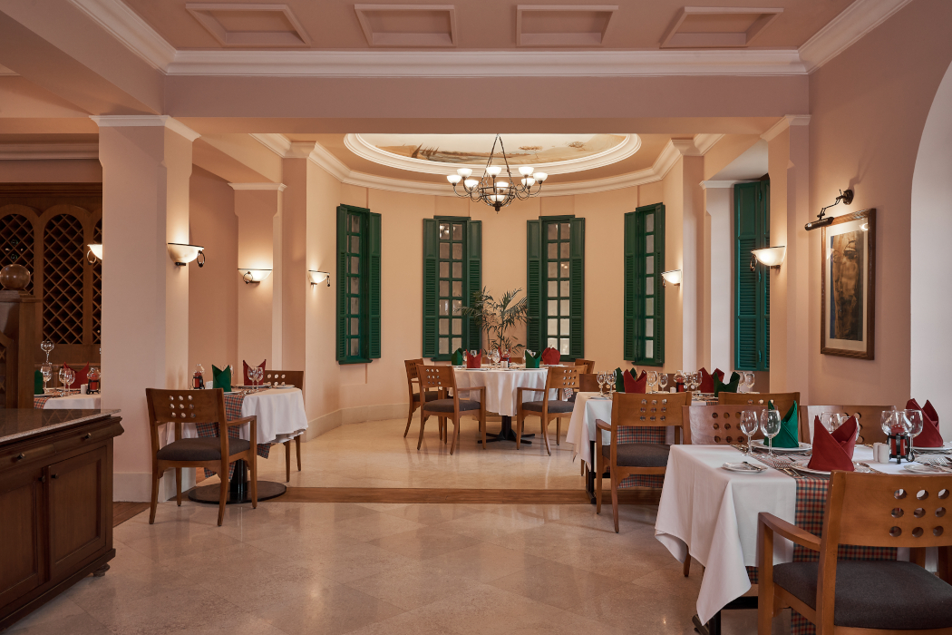 A picture showing the Tuskany restaurant with romantic ambience setting.